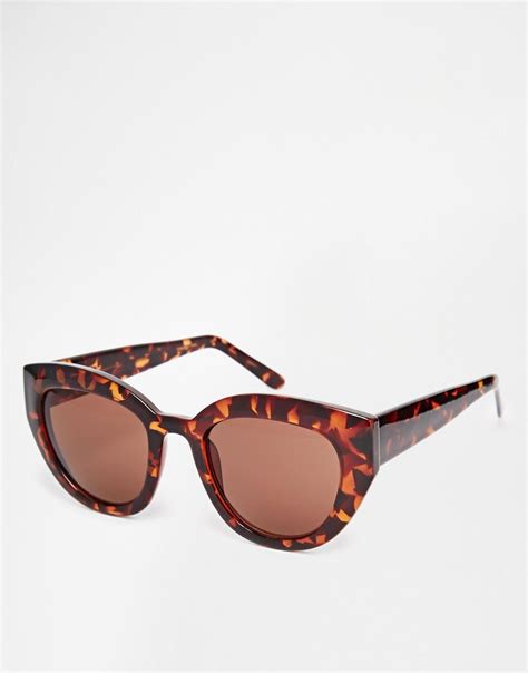 aj morgan maybe oversized cat eye sunglasses